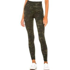 Spanx Leggings Women Medium Green Camo Look at Me Now Yoga Athletic‎ NWT